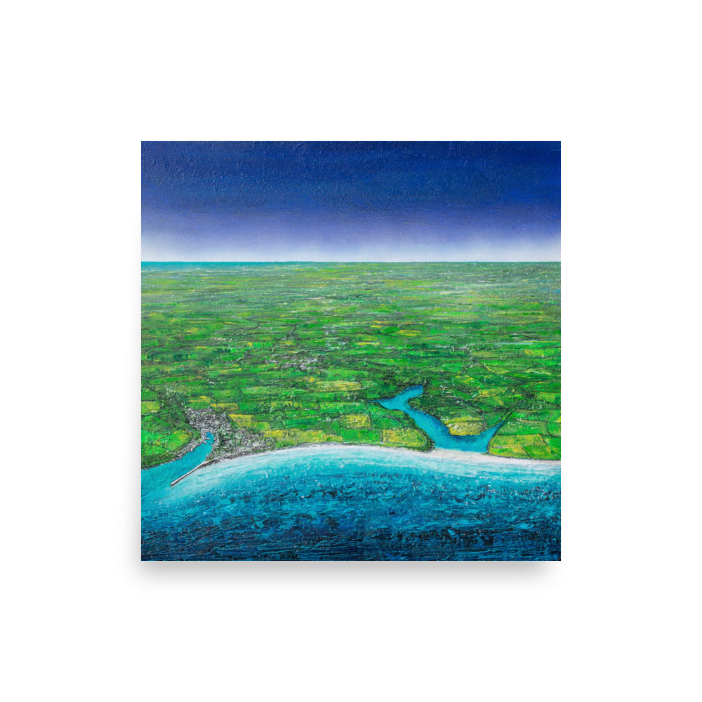 Our Treasured View Porthleven Art Print
