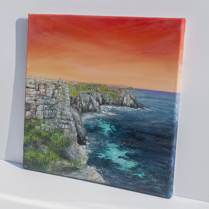 Land's End Sunset Original Art