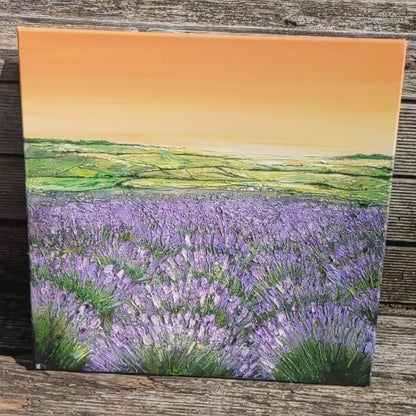 Lavender Farm Original Art