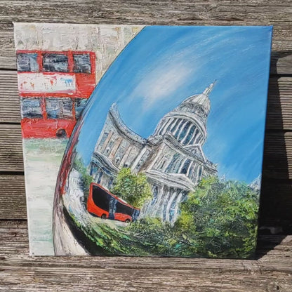 St Paul's Reflection Original Art