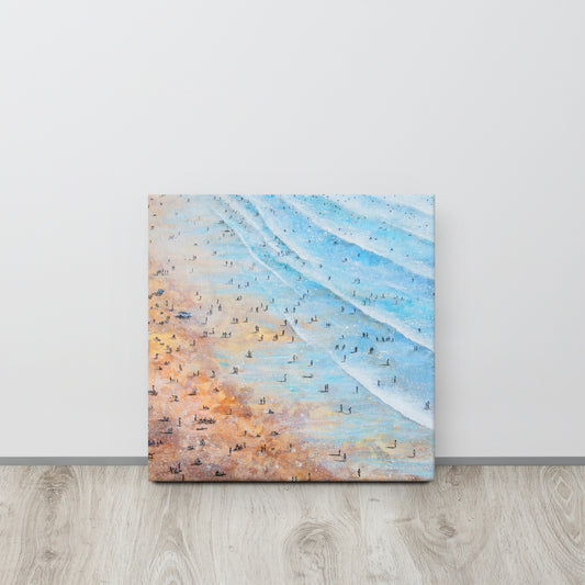 Summer on Fistral Canvas Print