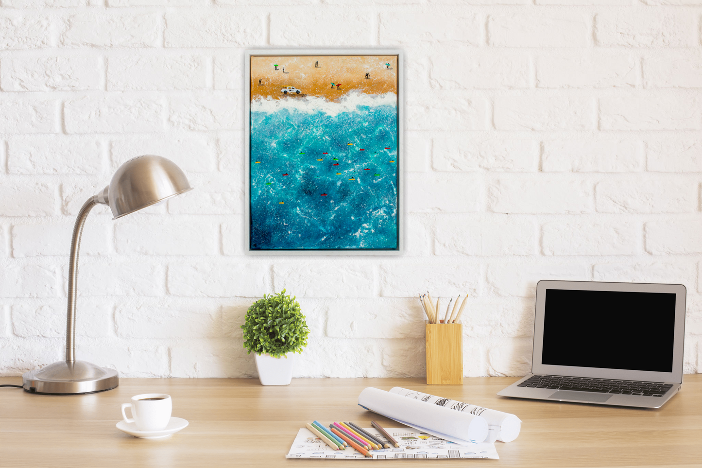 Coast Patrol Beachscape Original Art