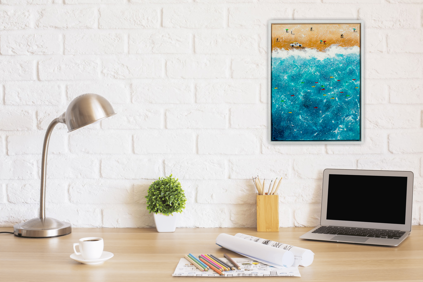 Coast Patrol Beachscape Original Art