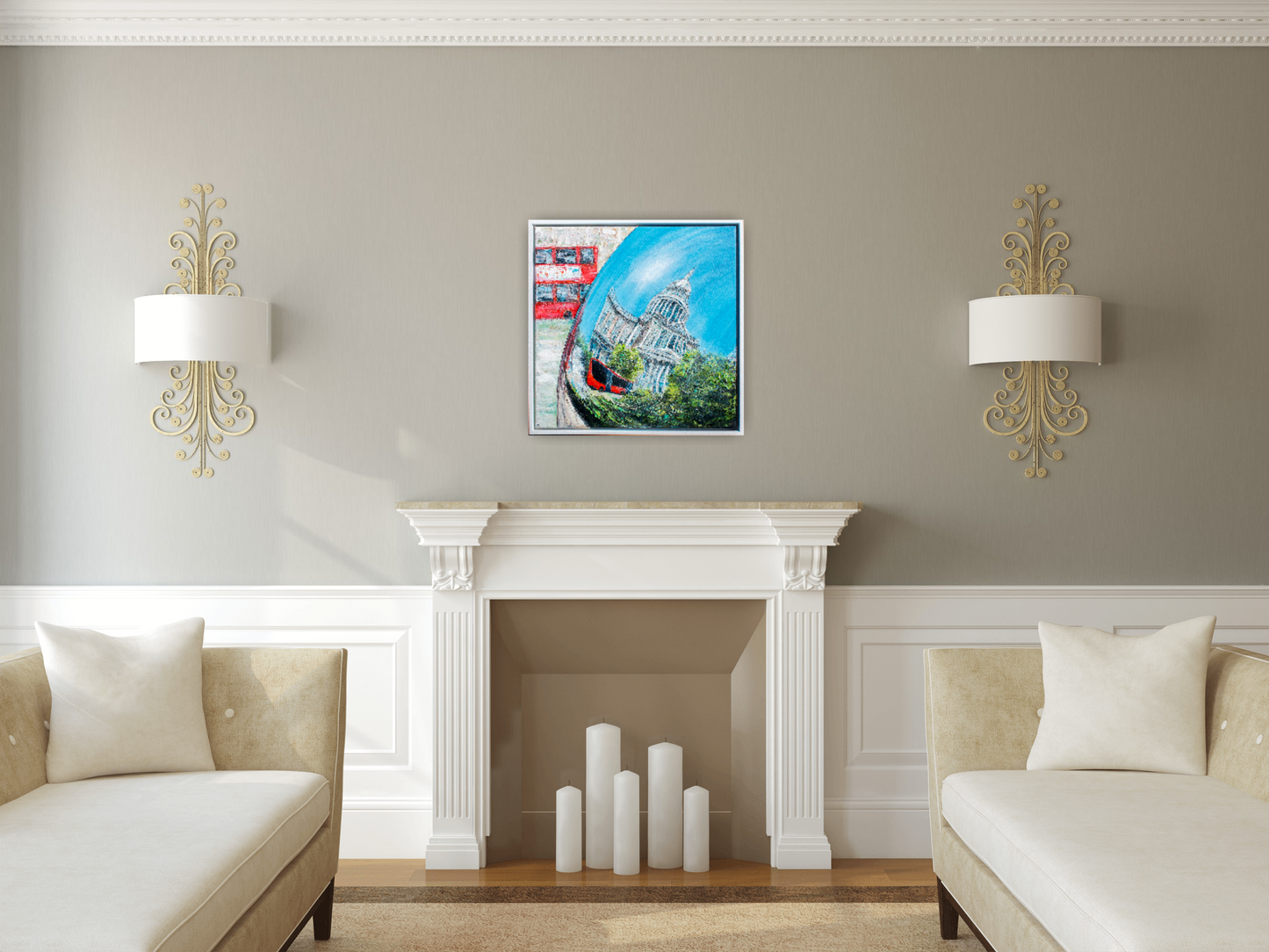 St Paul's Reflection Original Art