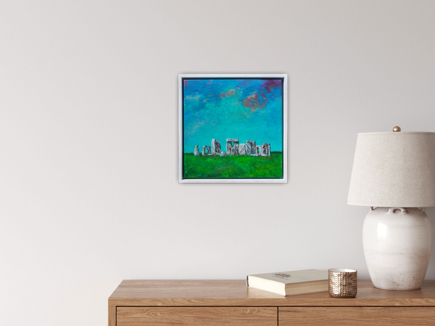 Visiting Stonehenge Original Art