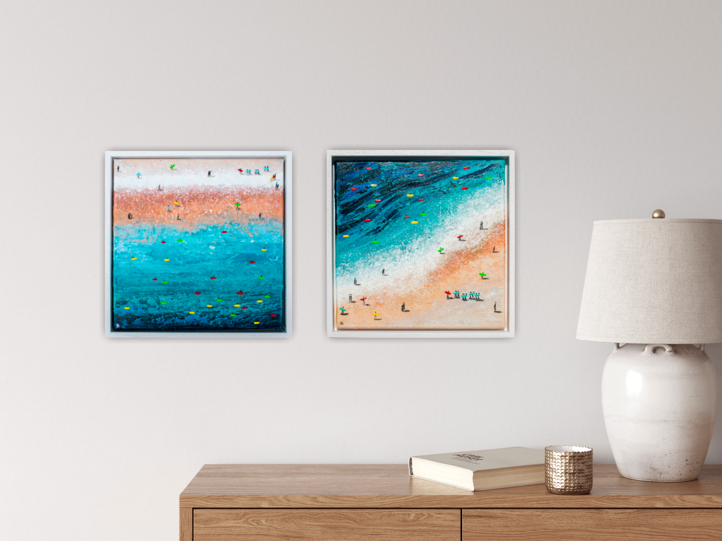 Sand and Surf Patterns Original Art