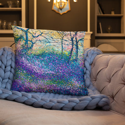 Bluebell Woodland Cushion
