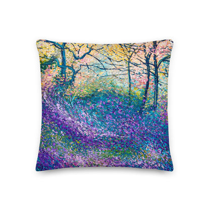 Bluebell Woodland Cushion