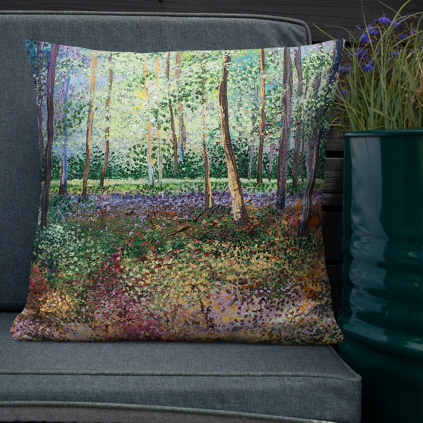 Walking in the Woods Cushion
