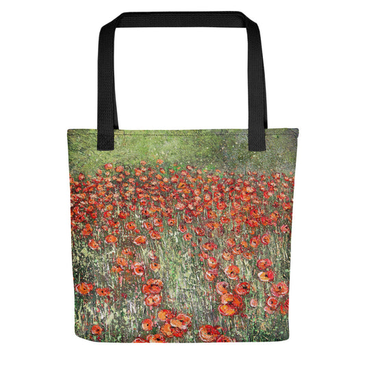 Poppy Field Tote Bag